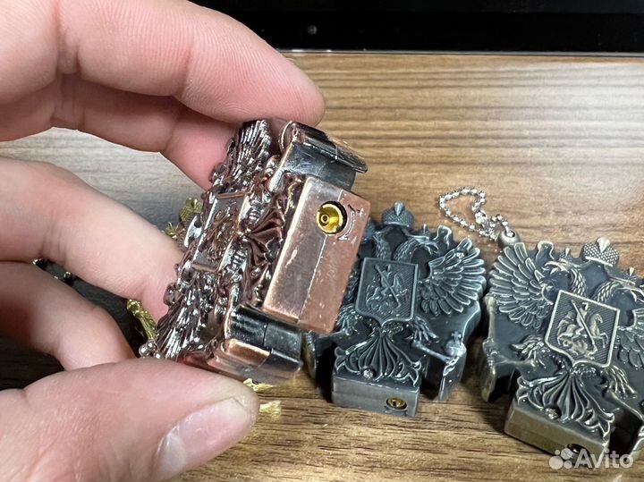 Зажигалка Герб турбо брелок