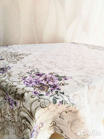 Скатерть новая 150*120 рогожка