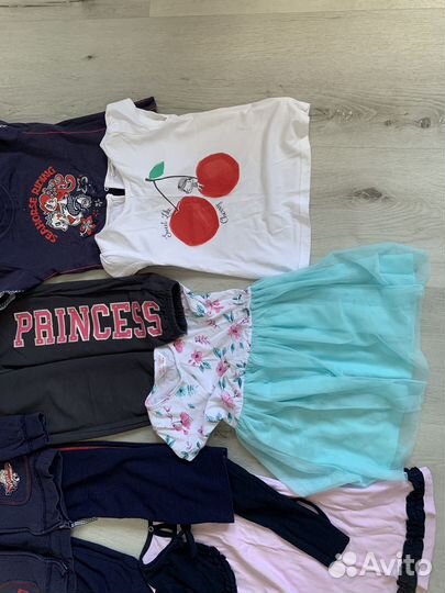 Детские вещи пакетом для девочки 104