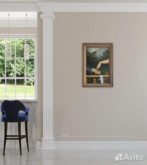 Картина маслом на холсте, классическая техника