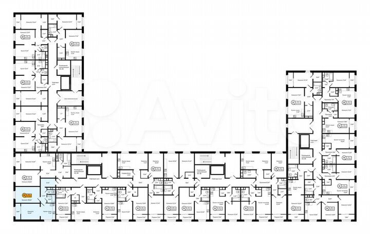 2-к. квартира, 59,8 м², 2/10 эт.