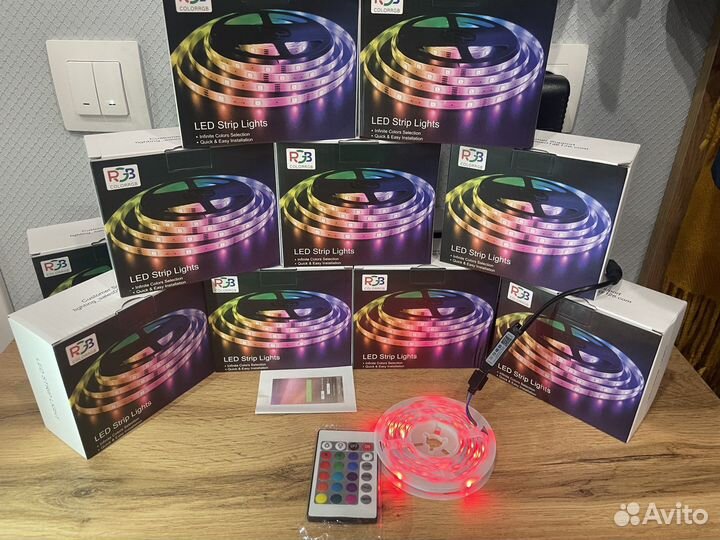 Лента светодиодная 5050 Bluetooth и пульт