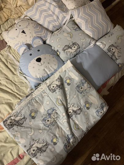 Бортики комплект в кроватку