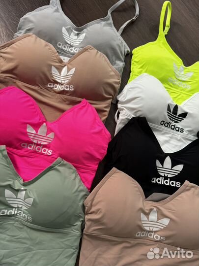 Спортивный топ бра adidas