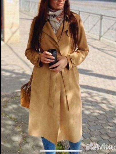 Пальто zara тренч