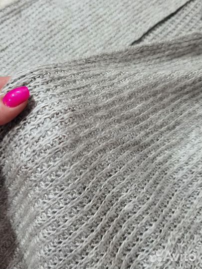 Кардиган вязаный в пол макси