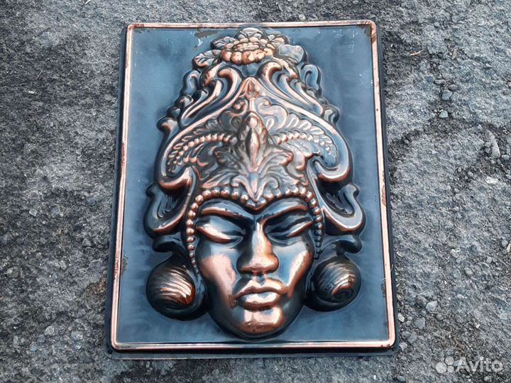 Маска панно богиня индийская Гита