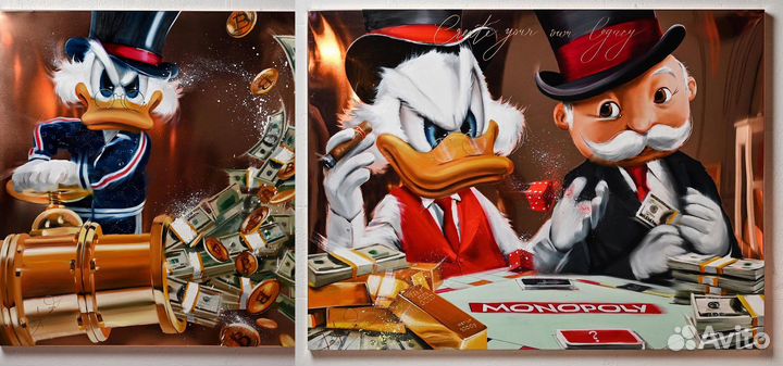 Скрудж современный арт