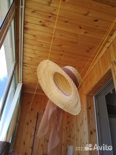 Шляпа соломенная