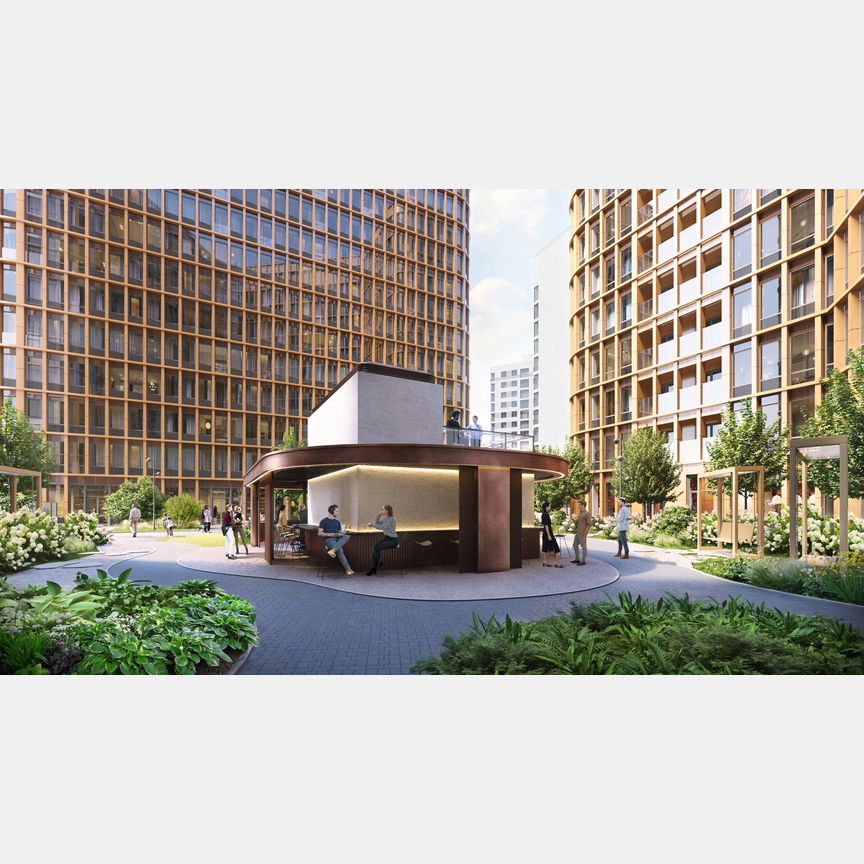 1-к. апартаменты, 51,9 м², 4/15 эт.