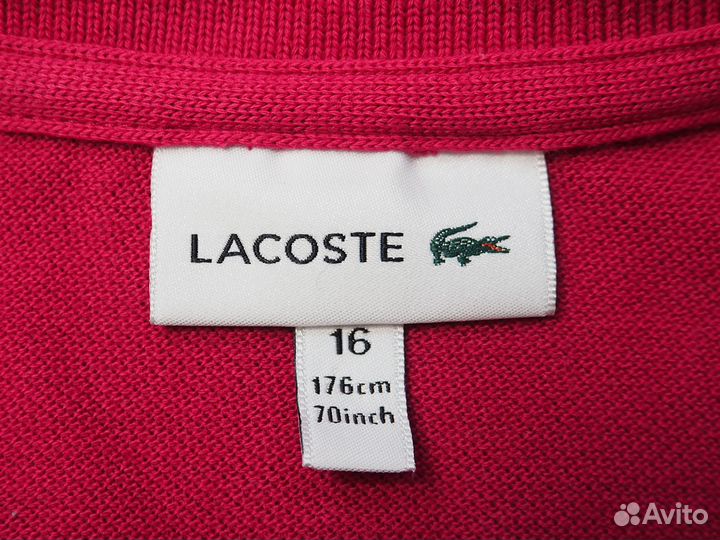 Новое поло на подростка Lacoste. Оригинал