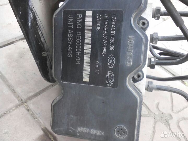 Блок abs hyundai solaris