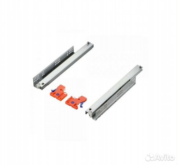 Направляющие для ящиков скрытого монтажа 350мм