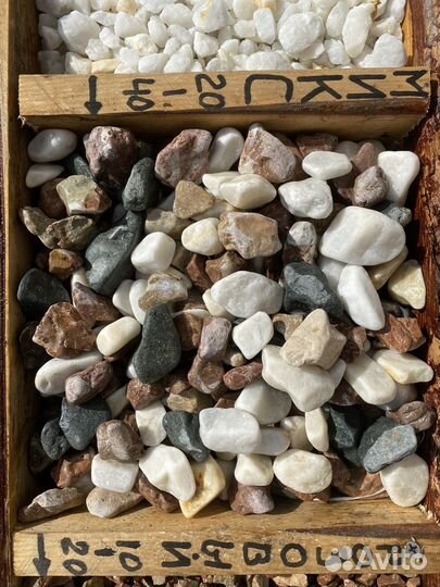 Декоративный щебень для ландшафта