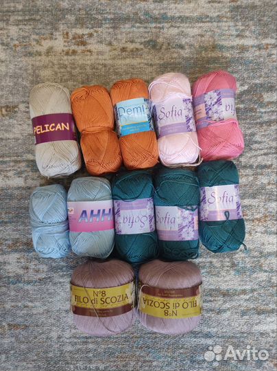 Пряжа хлопок Италия