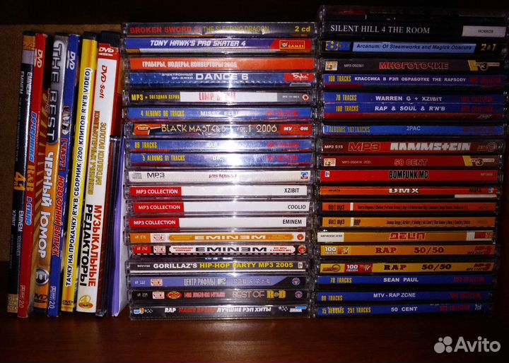 Коллекция CD и DVD (53 диска)