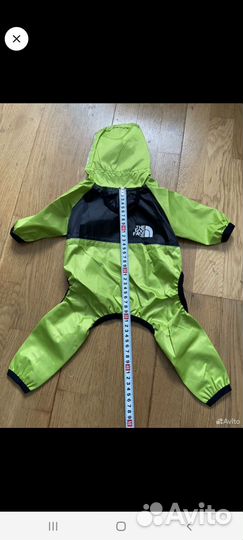 Дождевик с капюшоном для маленькой собачки