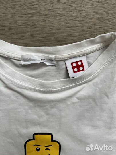 Футболка zara x lego