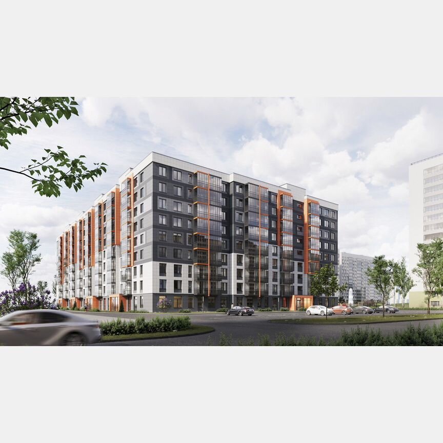 2-к. квартира, 67,8 м², 9/9 эт.