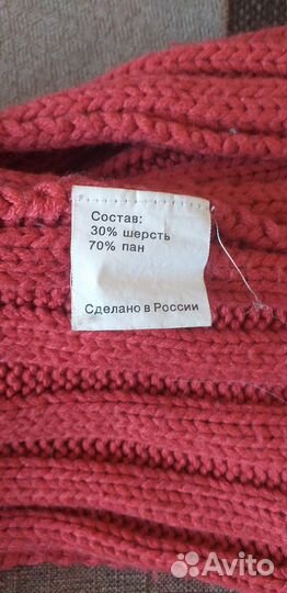 Комплект шапка, шарф и перчатки