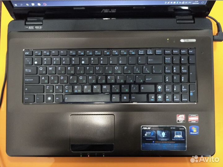 Ноутбук Asus K72Dr на SSD+HDD