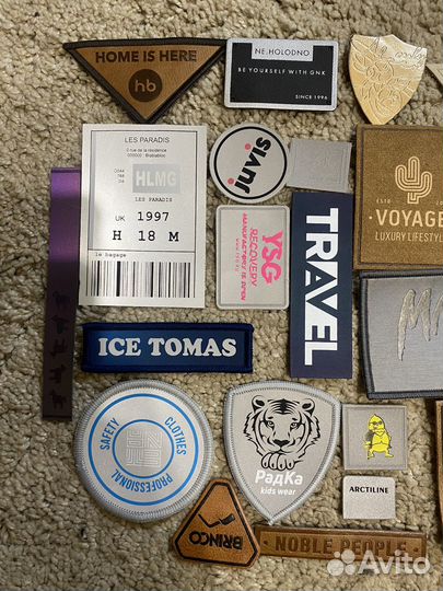 Набор нашивок на одежду