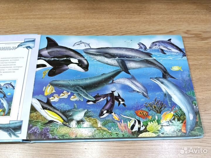 Книга пазл, пять пазлов из 48 частей