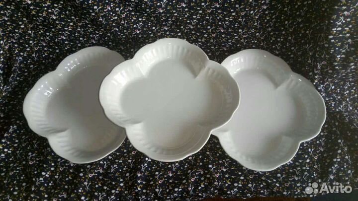 Большое фигурное блюдо тарелка поднос