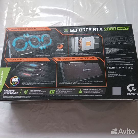 Видеокарта rtx 2080 super