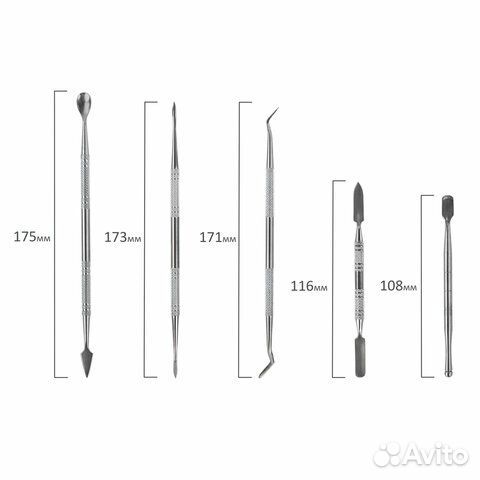 Стеки для лепки и моделирования 5шт brauberg ART