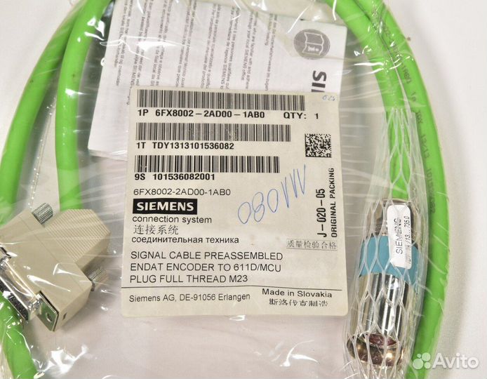 Кабель силовой Siemens 6FX8002-5DN05-1AH0