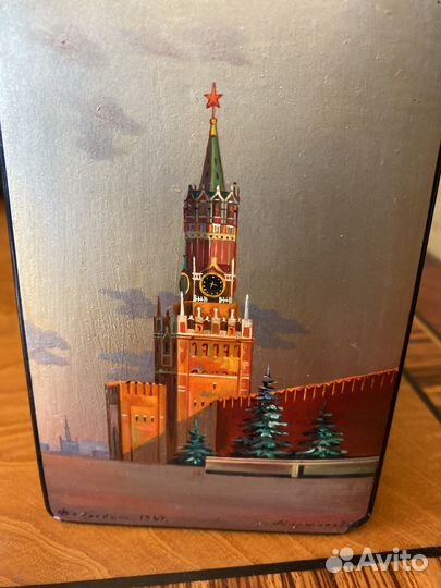 Шкатулка Федоскино 1967 г