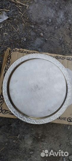 Поднос для самовара мельхиор СССР