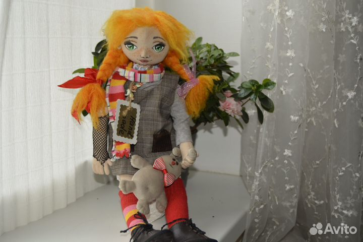 Кукла текстильная