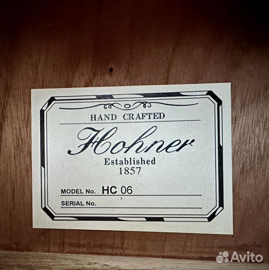 Гитара hohner hc 06