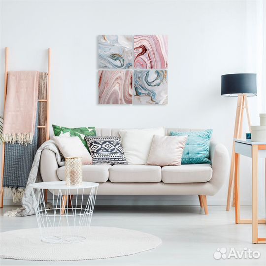 Картина модульная на холсте 