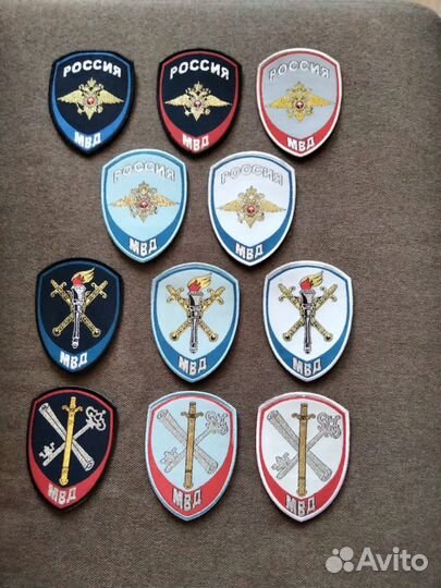 Шевроны мвд РФ