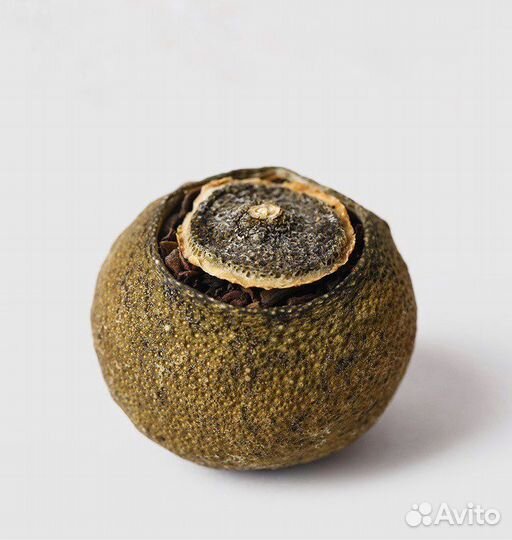 Китайский чай пуэр в апельсине