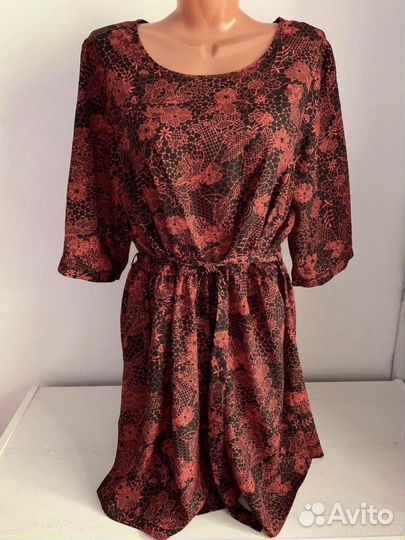 Новая туника- платье.52 р.Англия uk20, ог-120 см