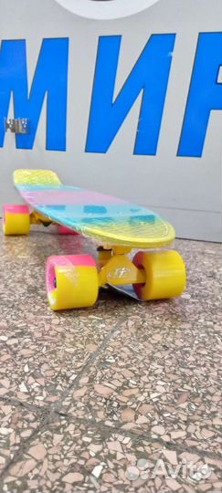Скейт-Пениборд Muiticolor 22 pink/yellow