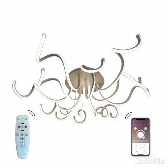 Люстра потолочная балтийский стиль Amalia 162Вт LE