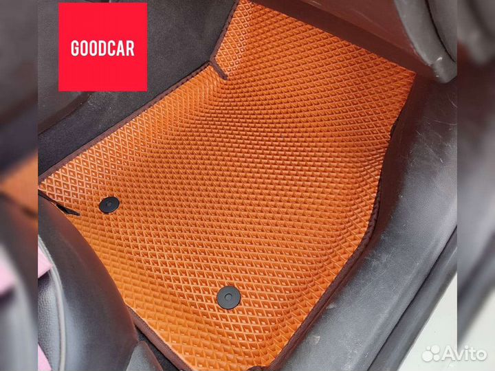 Коврики eva ева эва 3d kia rio, Hyundai Solaris