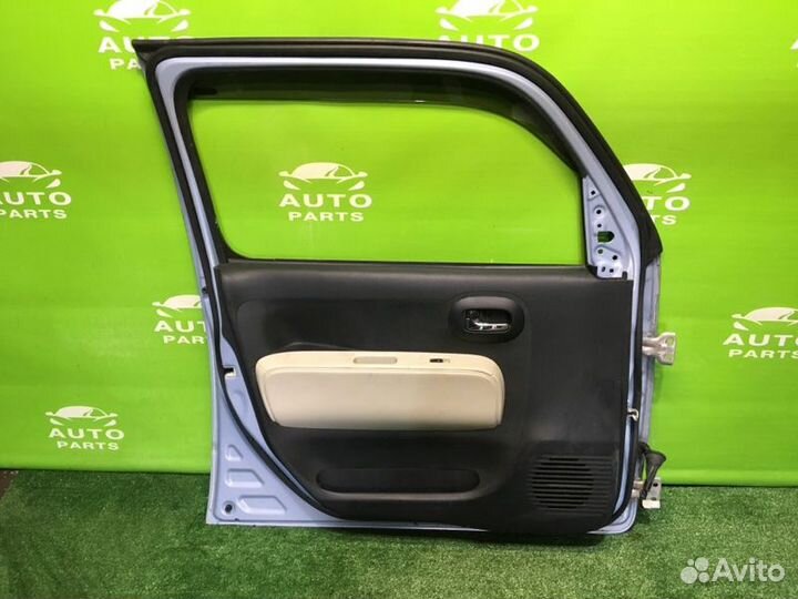 Дверь daihatsu mira cocoa L675S kfve 2010 Перед. Лев. голубой