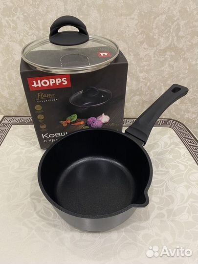 Ковши с крышками Taller и Hopps индукция новые