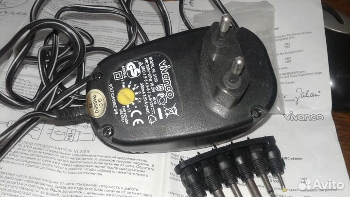 Адаптер сетевой Vivanco NL-310 R новый