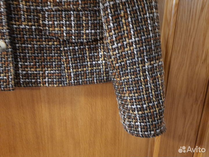 Жакет твидовый 50 Nord Vest Италия шерсть 100%