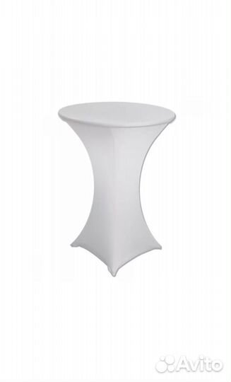 Стрейч чехол на коктельный стол бу с дефектом