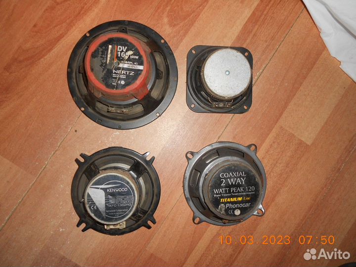Автомобильные динамики 7 шт.,непарные