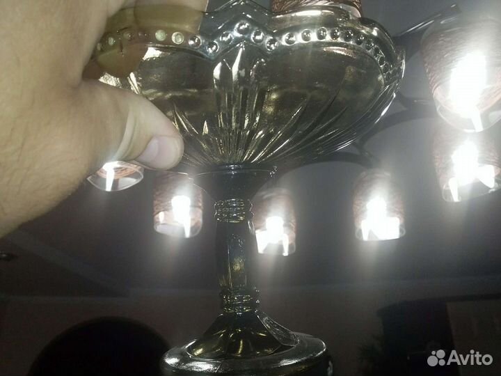 Старинные вазочки, цветное стекло, хрусталь