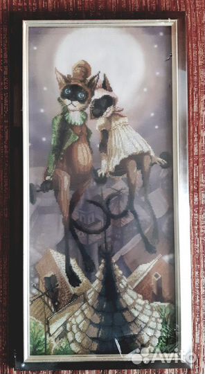 Картина вышитая 